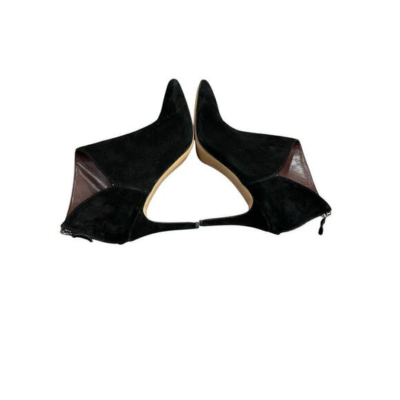 Enzo Angiolini Ruthely Black Suede Pointy Toe Boots Booties Sz 8.5 - Picture 6 of 7